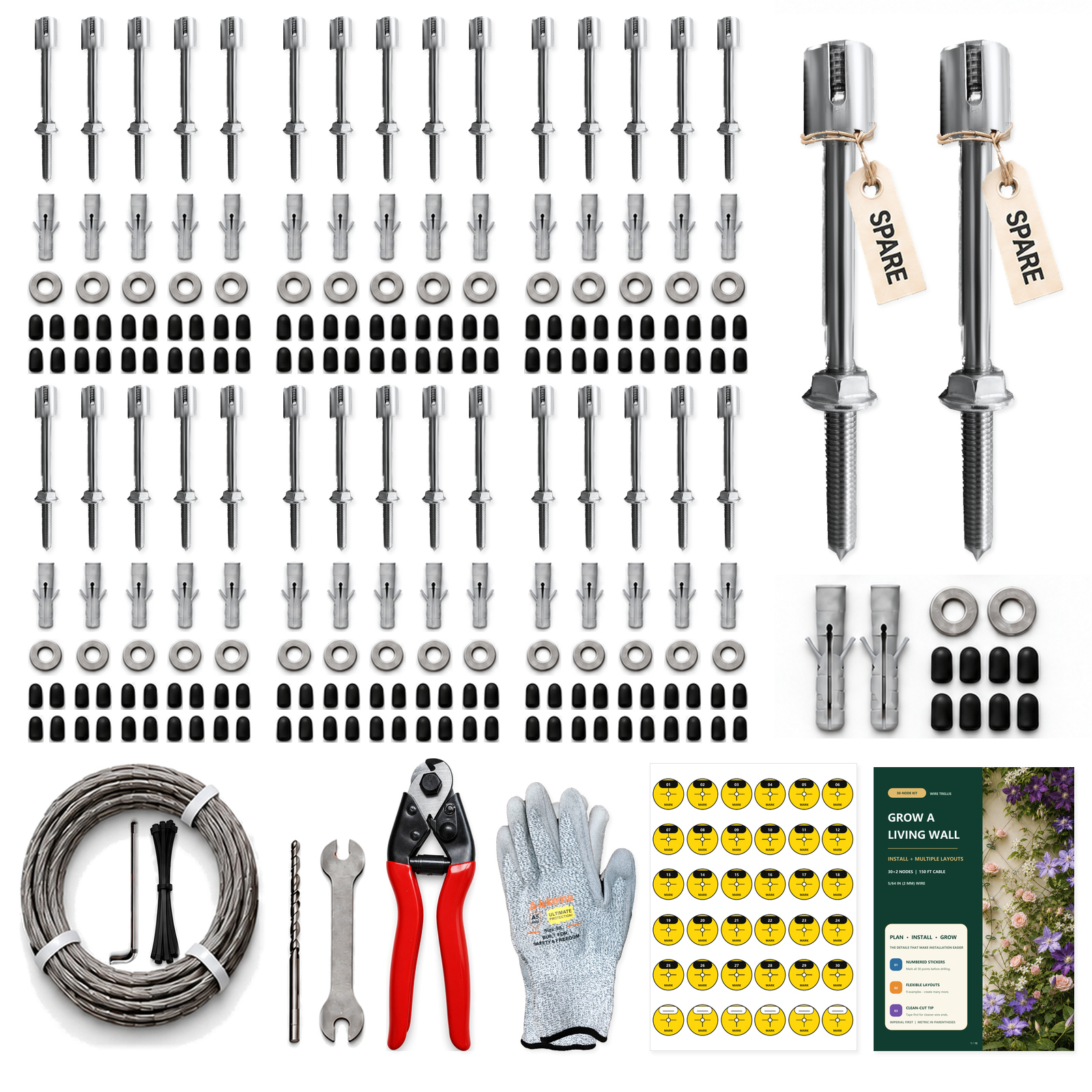 Wire Trellis Kit for Climbing Plants