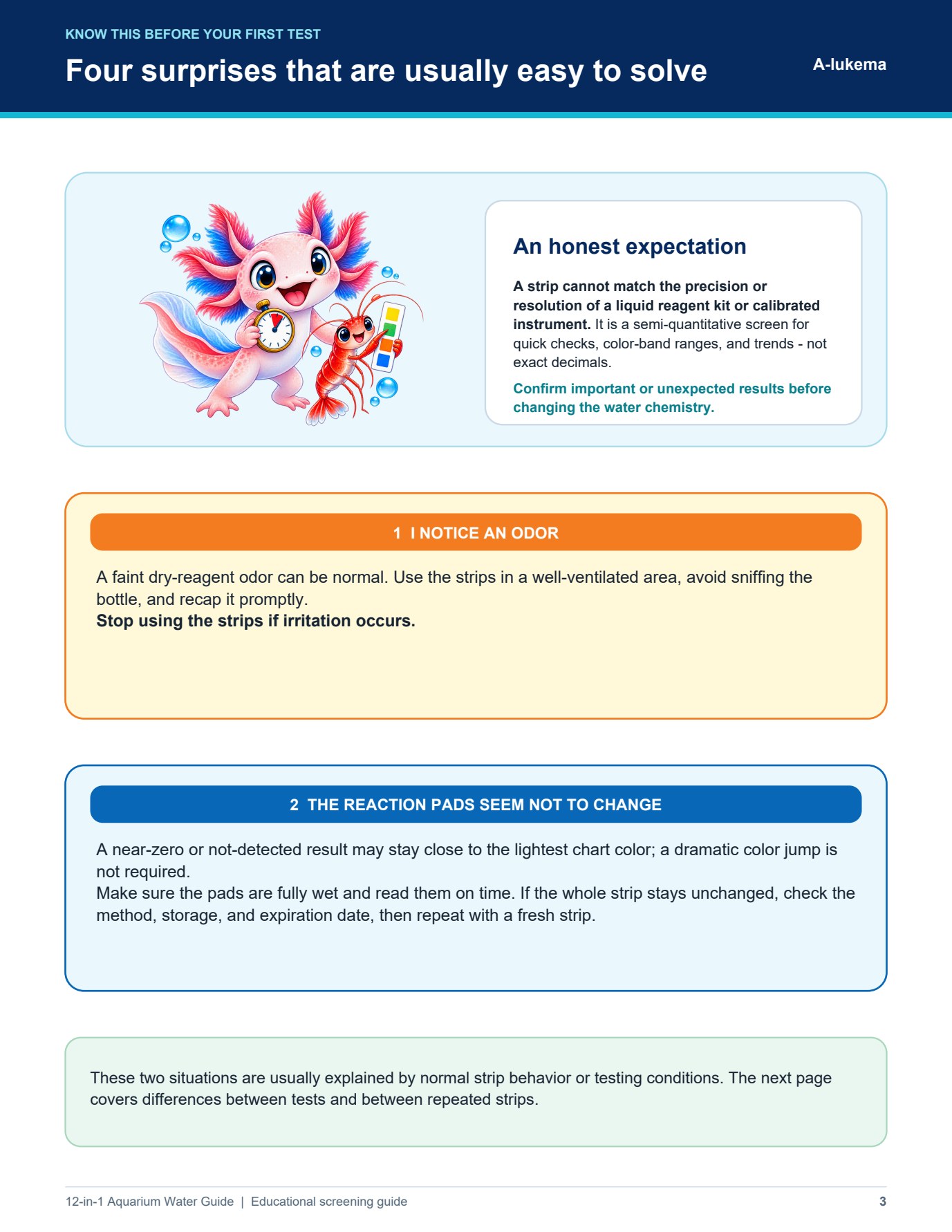 12-in-1 Aquarium Water Guide, Page 3